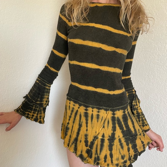 Unique asymmetrical hippie/grungy/cottage-core dress! - Picture 4 of 5